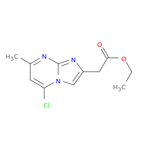 Imidazo[1,2-a]pyrimidine-2-acetic acid, 5-chloro-7-methyl-, ethyl ester