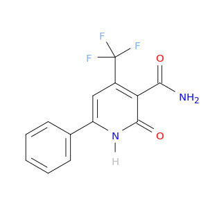 3-Pyridinecarboxamide, 1,2-dihydro-2-oxo-6-phenyl-4-(trifluoromethyl)-