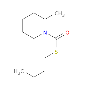1-Piperidinecarbothioic acid, 2-methyl-, S-butyl ester