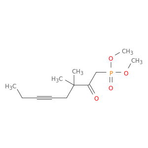 Phosphonic acid, (3,3-dimethyl-2-oxo-5-octynyl)-, dimethyl ester