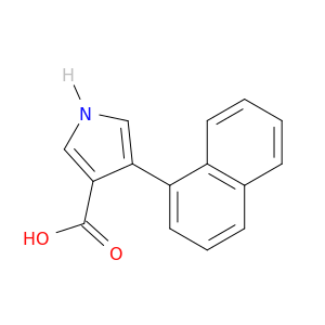 1H-Pyrrole-3-carboxylic acid, 4-(1-naphthalenyl)-