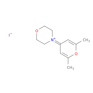 Pyrylium,2,6-dimethyl-4-(4-morpholinyl)-, iodide (1:1)