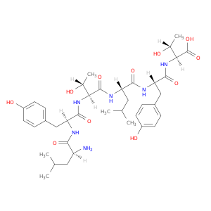 L-Threonine, L-leucyl-L-tyrosyl-L-threonyl-L-leucyl-L-tyrosyl-