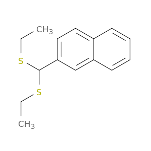 Naphthalene, 2-[bis(ethylthio)methyl]-