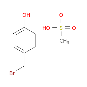 Phenol, 4-(bromomethyl)-, methanesulfonate