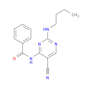 Benzamide, N-[2-(butylamino)-5-cyano-4-pyrimidinyl]-