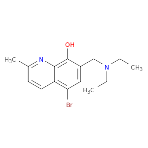 8-Quinolinol, 5-bromo-7-[(diethylamino)methyl]-2-methyl-
