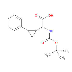 2-((叔丁氧基羰基)氨基)-2-(2-苯基环丙基)乙酸