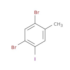 1,5-二溴-2-碘-4-甲基苯