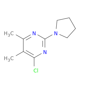 4-氯-5,6-二甲基-2-(1-吡咯烷基)嘧啶