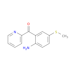 Methanone, [2-amino-5-(methylthio)phenyl]-2-pyridinyl-