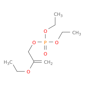 Phosphoric acid, 2-ethoxy-2-propenyl diethyl ester