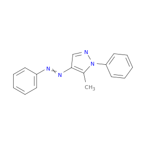 1H-Pyrazole, 5-methyl-1-phenyl-4-(phenylazo)-