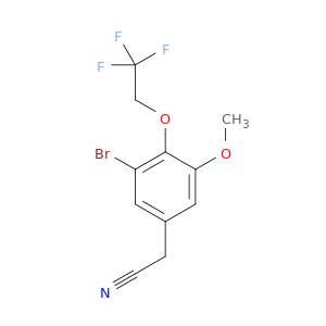 2-[3-Bromo-5-methoxy-4-(2,2,2-trifluoroethoxy)phenyl]acetonitrile