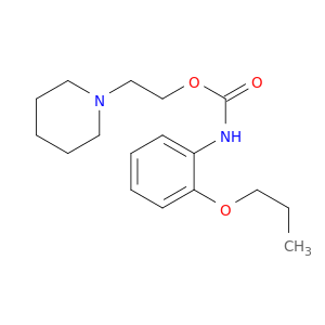 Carbamic acid, (2-propoxyphenyl)-, 2-(1-piperidinyl)ethyl ester