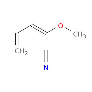2,4-Pentadienenitrile, 2-methoxy-, (E)-