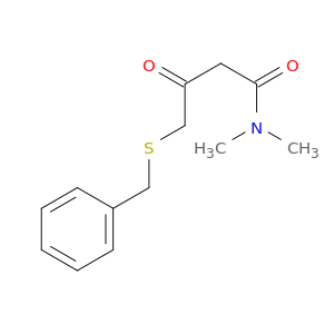 Butanamide, N,N-dimethyl-3-oxo-4-[(phenylmethyl)thio]-