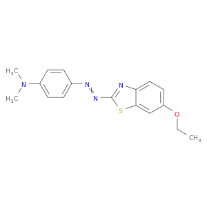 Benzenamine, 4-[(6-ethoxy-2-benzothiazolyl)azo]-N,N-dimethyl-