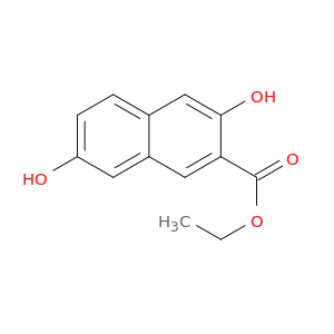 2-Naphthalenecarboxylic acid, 3,7-dihydroxy-, ethyl ester