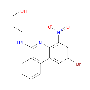 3-[(2-bromo-4-nitrophenanthridin-6-yl)amino]propan-1-ol