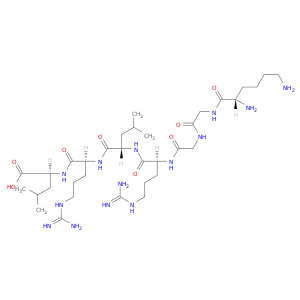 L-Leucine, L-lysylglycylglycyl-L-arginyl-L-leucyl-L-arginyl-