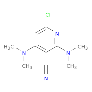 3-Pyridinecarbonitrile,6-chloro-2,4-bis(dimethylamino)-