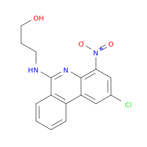 3-[(2-chloro-4-nitrophenanthridin-6-yl)amino]propan-1-ol