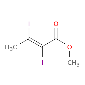 2-Butenoic acid, 2,3-diiodo-, methyl ester, (2E)-