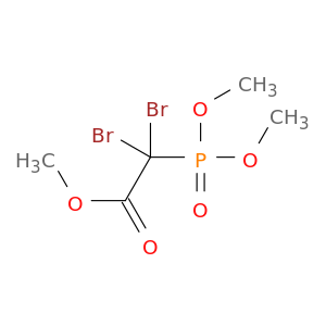 Acetic acid, dibromo(dimethoxyphosphinyl)-, methyl ester
