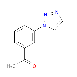 1-[3-(1H-1,2,3-triazol-1-yl)phenyl]ethan-1-one