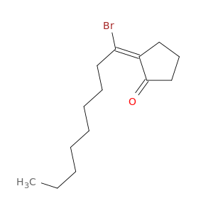 Cyclopentanone, 2-(1-bromononylidene)-, (2E)-