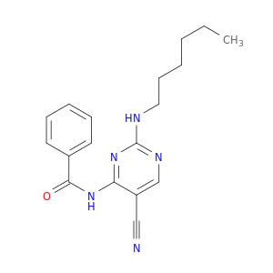 Benzamide, N-[5-cyano-2-(hexylamino)-4-pyrimidinyl]-
