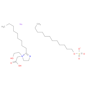 1H-咪唑鎓,1-(羧甲基)-4,5-二氢-1-(2-羟乙基)-2-壬基,十二烷基硫酸盐,钠盐(1：1：1)
