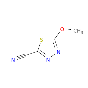 1,3,4-Thiadiazole-2-carbonitrile, 5-methoxy-