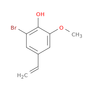 Phenol, 2-bromo-4-ethenyl-6-methoxy-