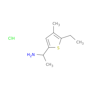 1-(5-ethyl-4-methylthiophen-2-yl)ethan-1-amine hydrochloride