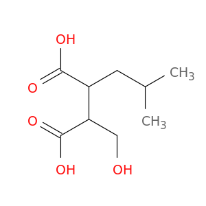 Butanedioic acid, 2-(hydroxymethyl)-3-(2-methylpropyl)-