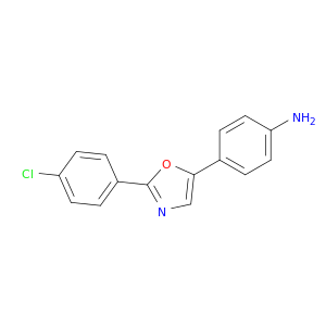 Benzenamine, 4-[2-(4-chlorophenyl)-5-oxazolyl]-
