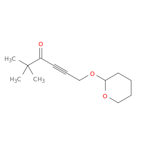 4-Hexyn-3-one, 2,2-dimethyl-6-[(tetrahydro-2H-pyran-2-yl)oxy]-