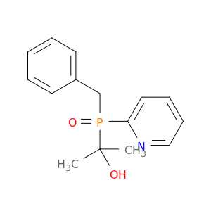 2-Propanol, 2-[(phenylmethyl)-2-pyridinylphosphinyl]-