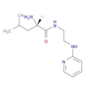 Pentanamide, 2-amino-4-methyl-N-[2-(2-pyridinylamino)ethyl]-, (S)-
