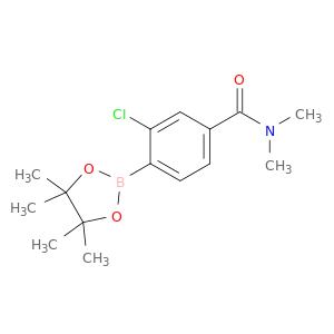 3-Chloro-N,N-dimethyl-4-(tetramethyl-1,3,2-dioxaborolan-2-yl)benzamide