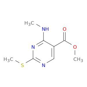Methyl 4-(methylamino)-2-(methylthio)pyrimidine-5-carboxylate