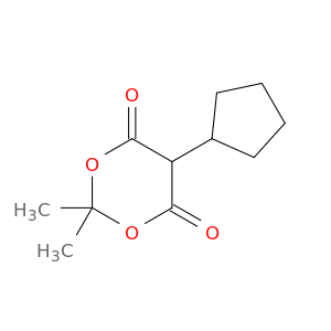 1,3-Dioxane-4,6-dione, 5-cyclopentyl-2,2-dimethyl-