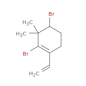 Cyclohexene, 2,4-dibromo-1-ethenyl-3,3-dimethyl-