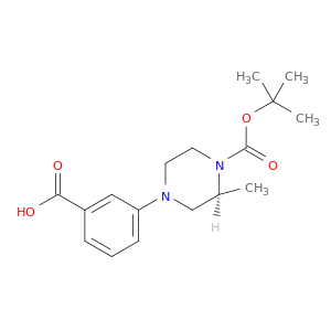 (S)-1-(3-CARBOXYPHENYL)-3-METHYL-4-BOC PIPERAZINE