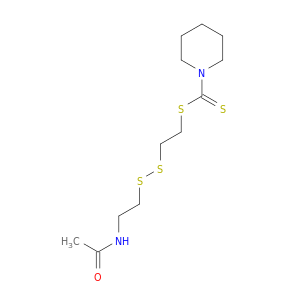 2-((2-(ACETYLAMINO)ETHYL)DITHIO)ETHYL 1-PIPERIDINECARBODITHIOATE