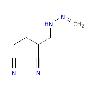 Pentanedinitrile, 2-[(methylenehydrazino)methyl]-