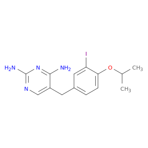2,4-Pyrimidinediamine,5-[[3-iodo-4-(1-methylethoxy)phenyl]methyl]-