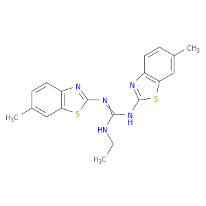 Guanidine, N-ethyl-N',N''-bis(6-methyl-2-benzothiazolyl)-